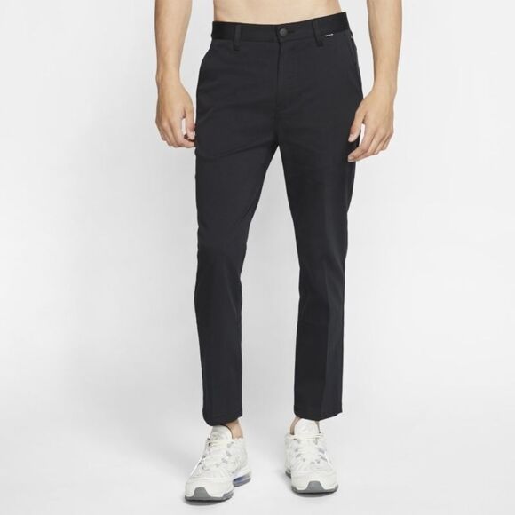 HURLEY CORMAN CROP CHINO PANT BLACK 31 - Picture 1 of 1